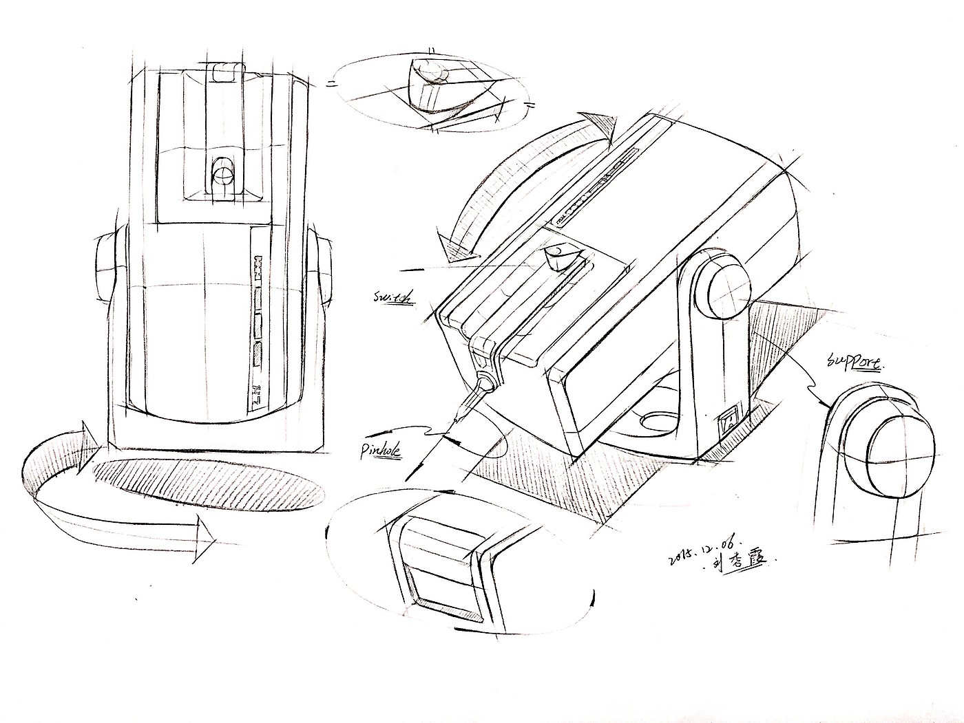 Hand drawn products，Hand drawn sketch，