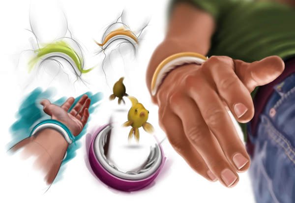 intelligence，Bracelet，wear，Digital，science and technology，