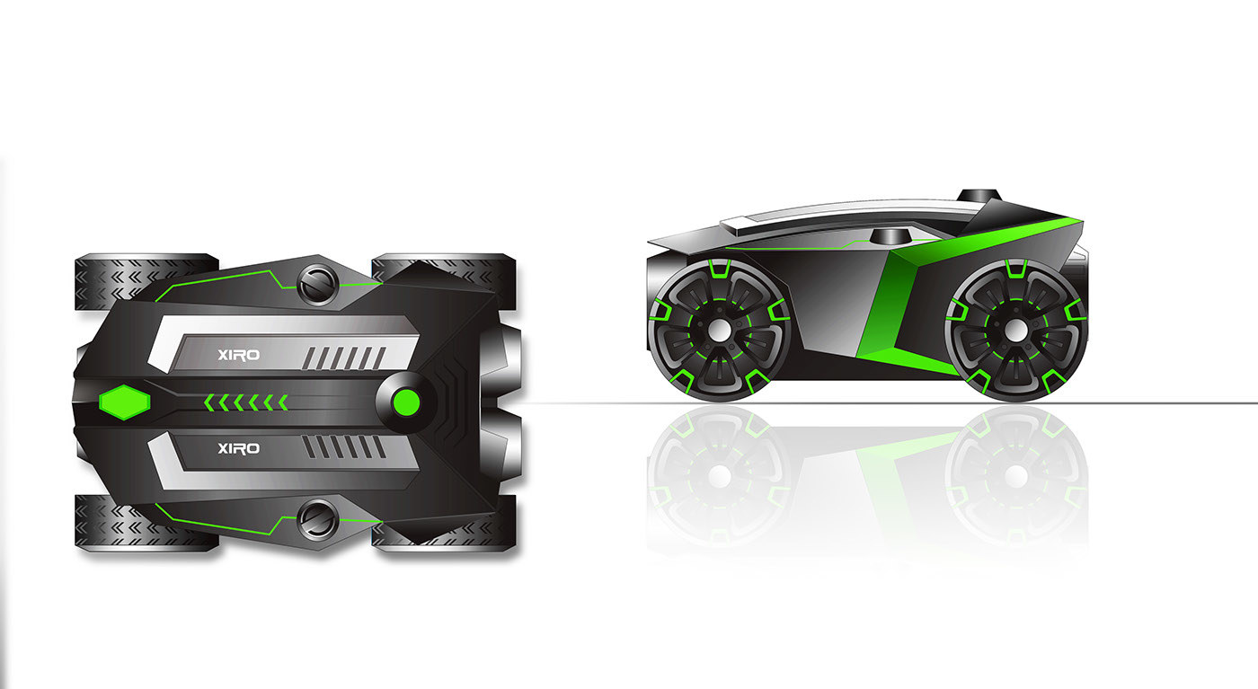 industrial design，Hand drawn，Intelligent technology，conceptual design，