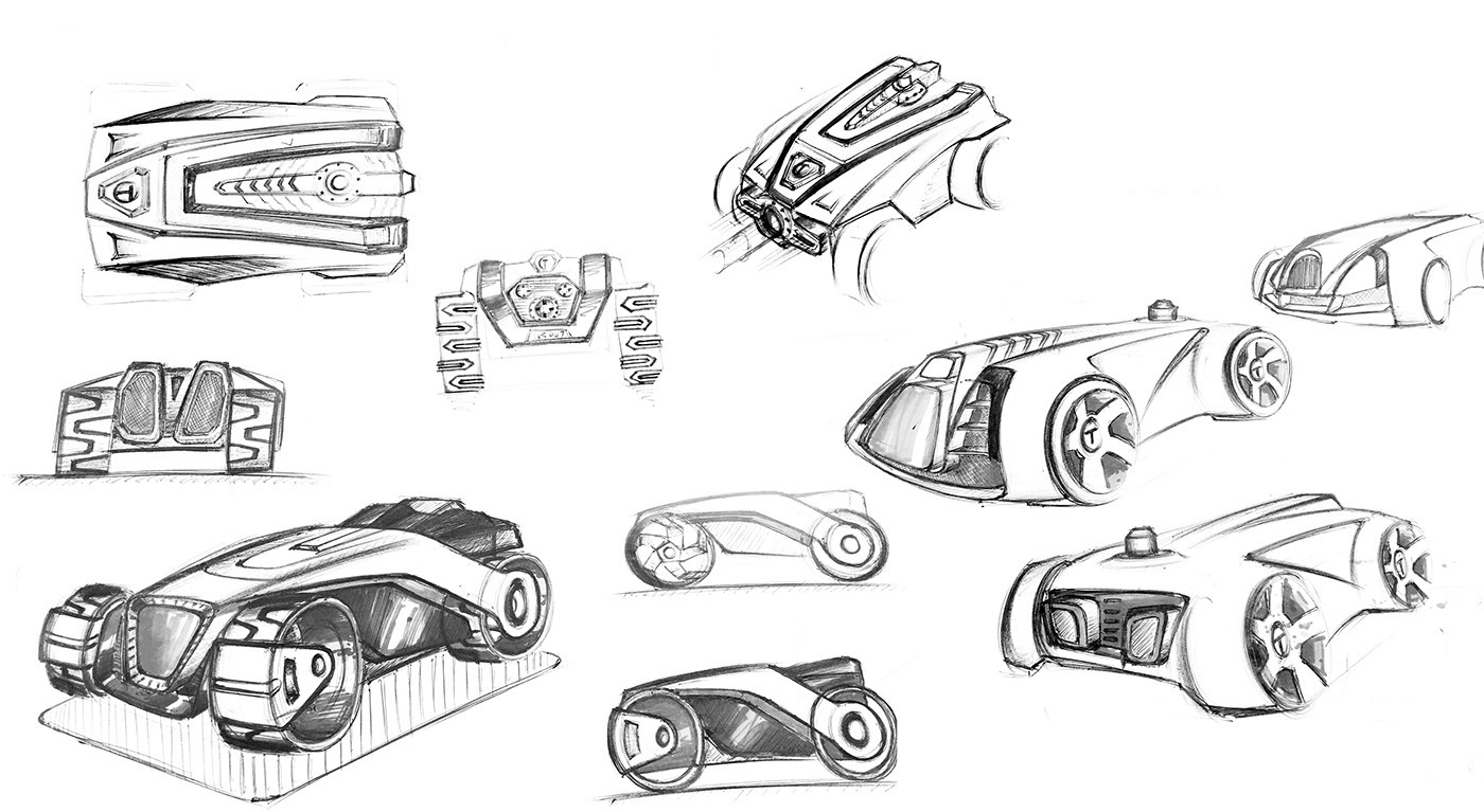 industrial design，Hand drawn，Intelligent technology，conceptual design，