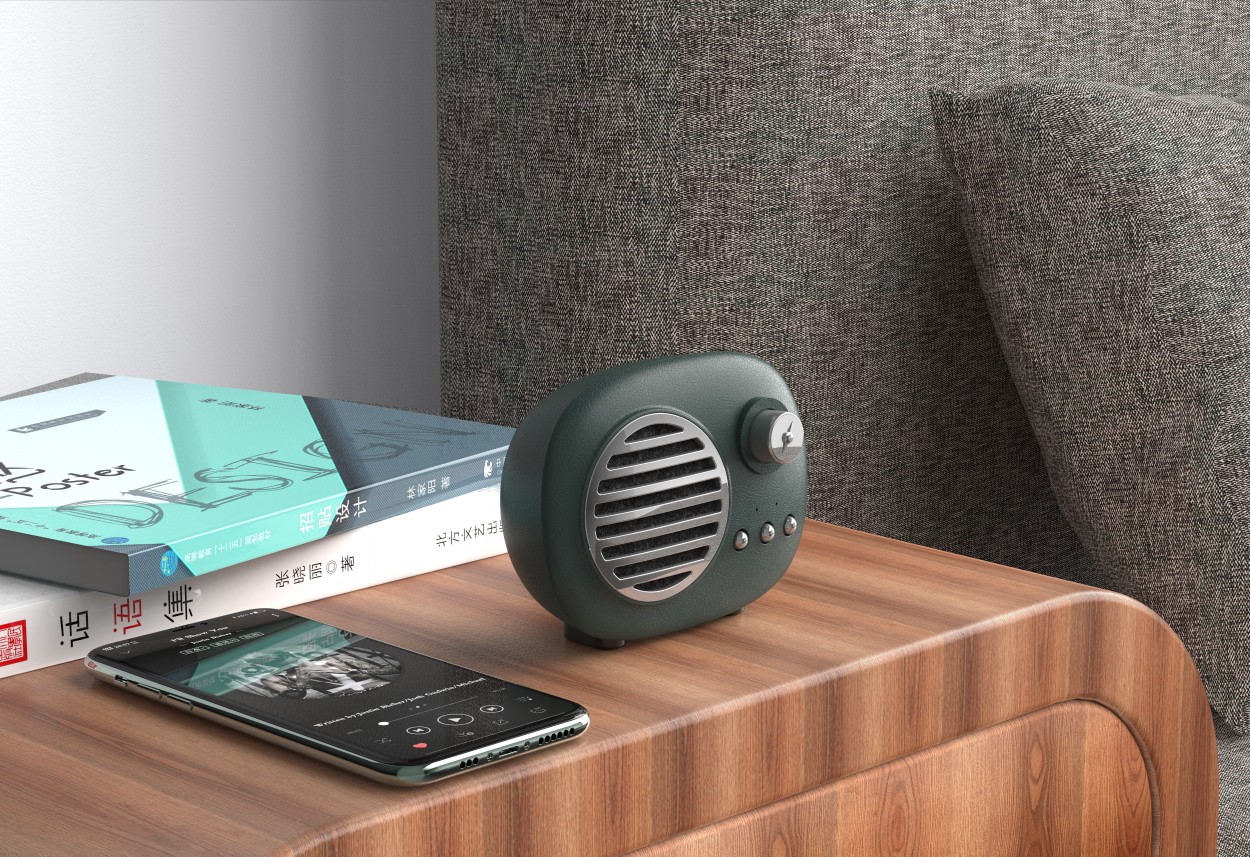 Bluetooth speaker, speaker, product rendering, keyshot rendering, electronic products, keyshot，