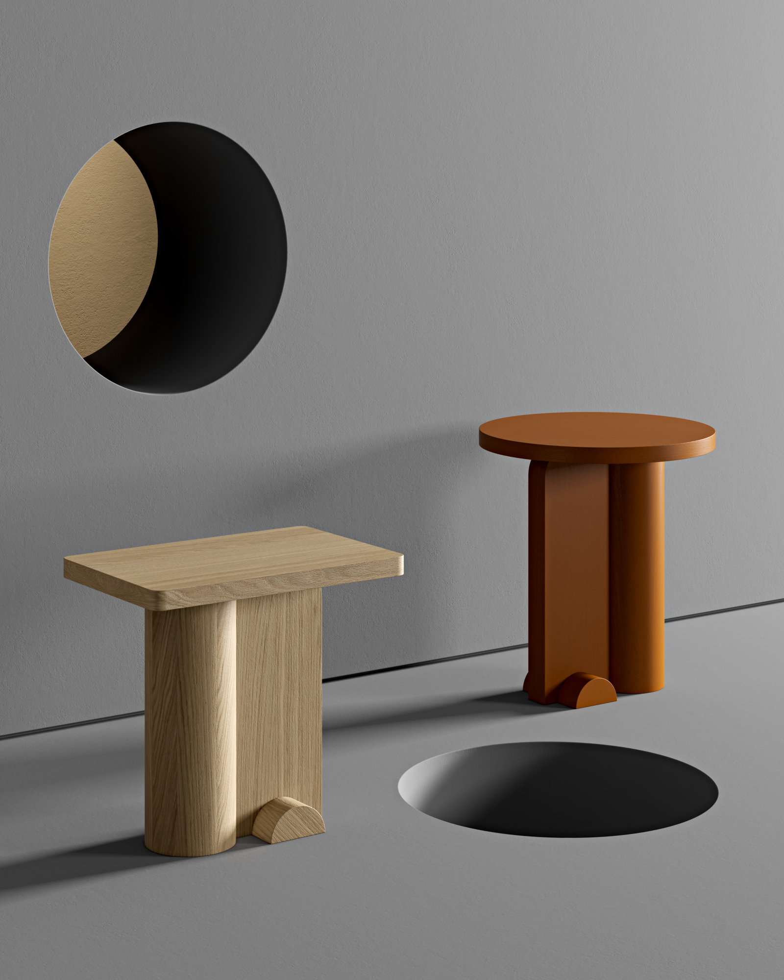 originality，Design，Table，decorate，Monolith，