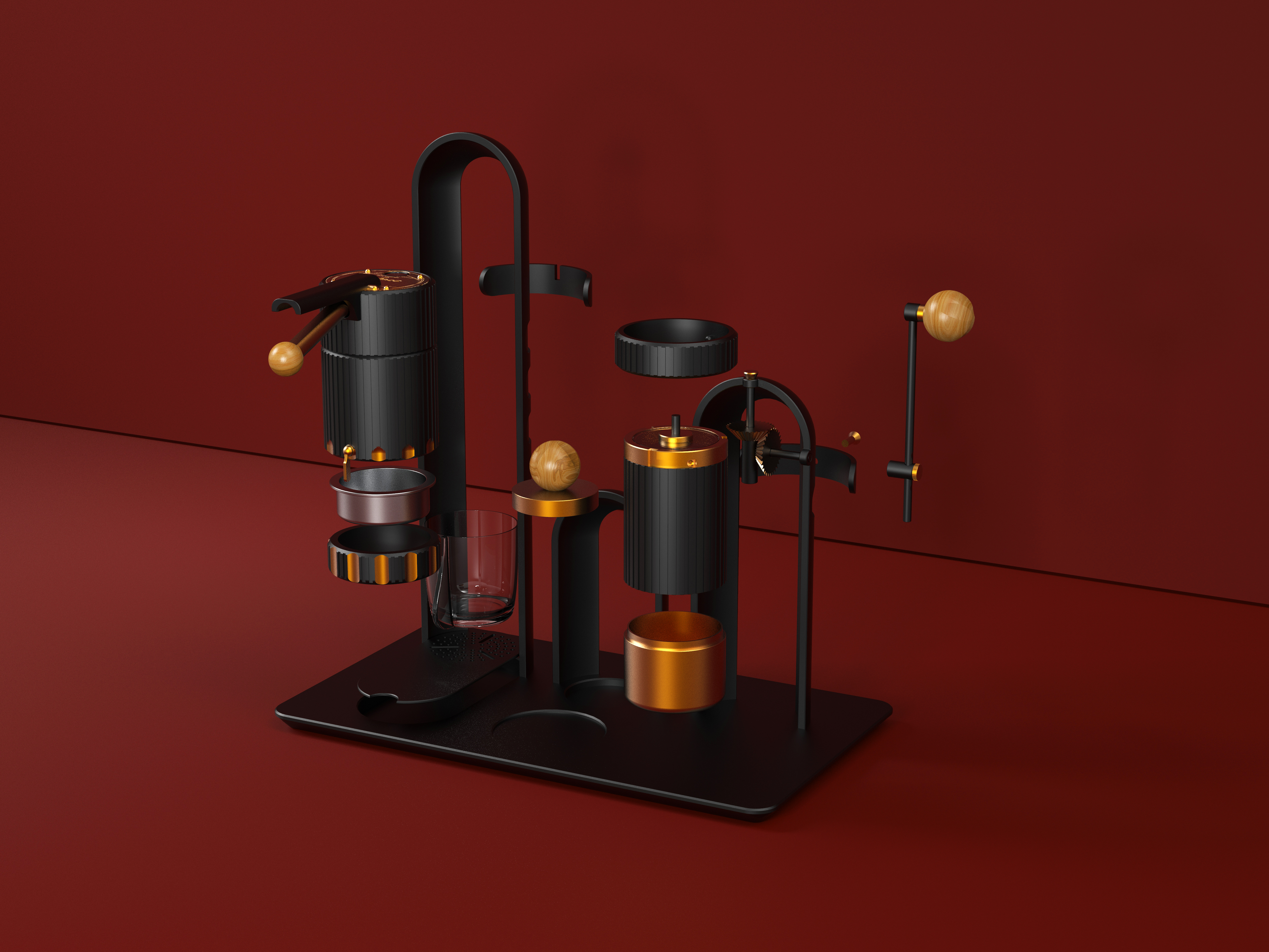 Coffee，Bean grinder，Portable，combination，