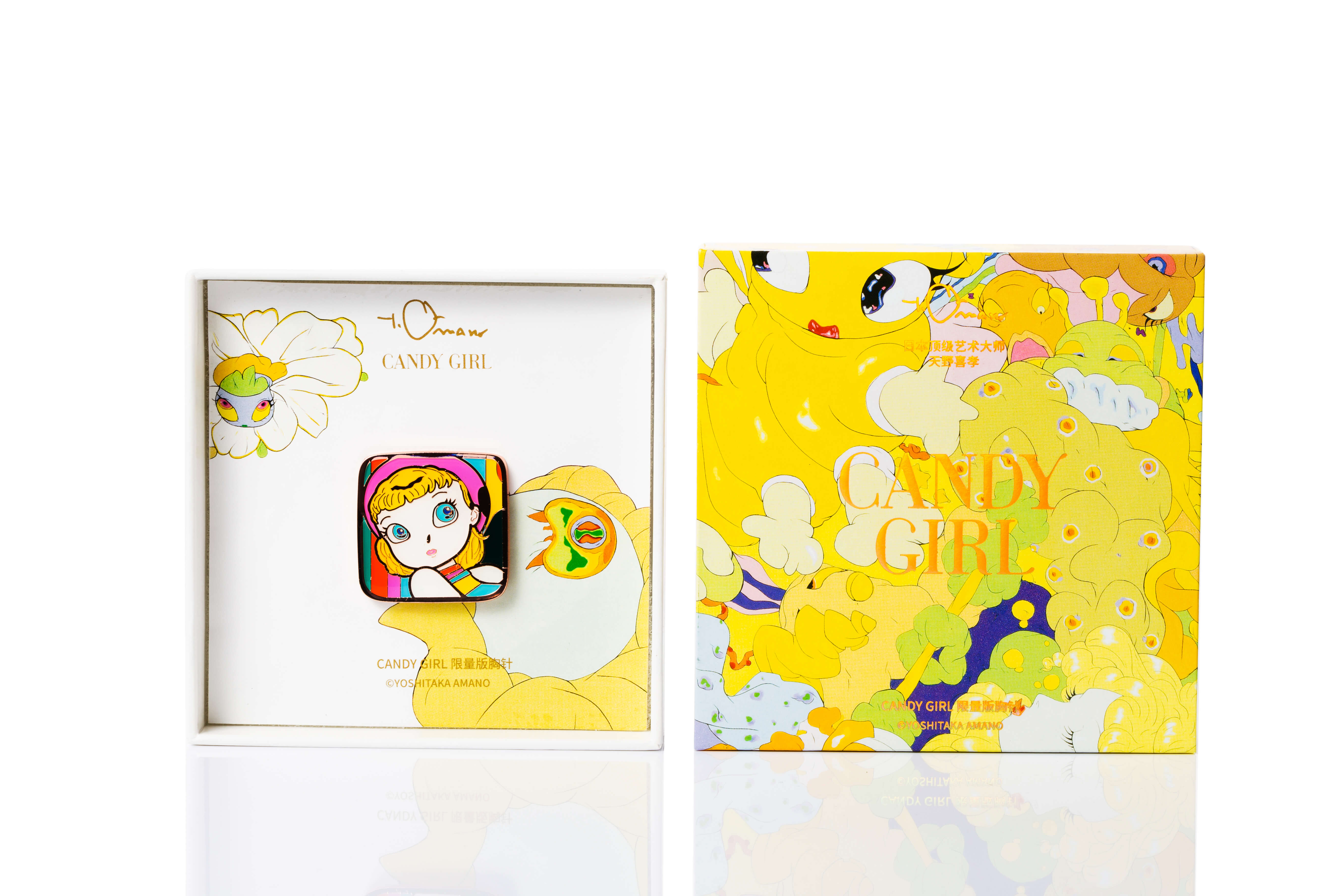 Brooch，personality，Art，Yoshitaka Amano ，master，jointly，