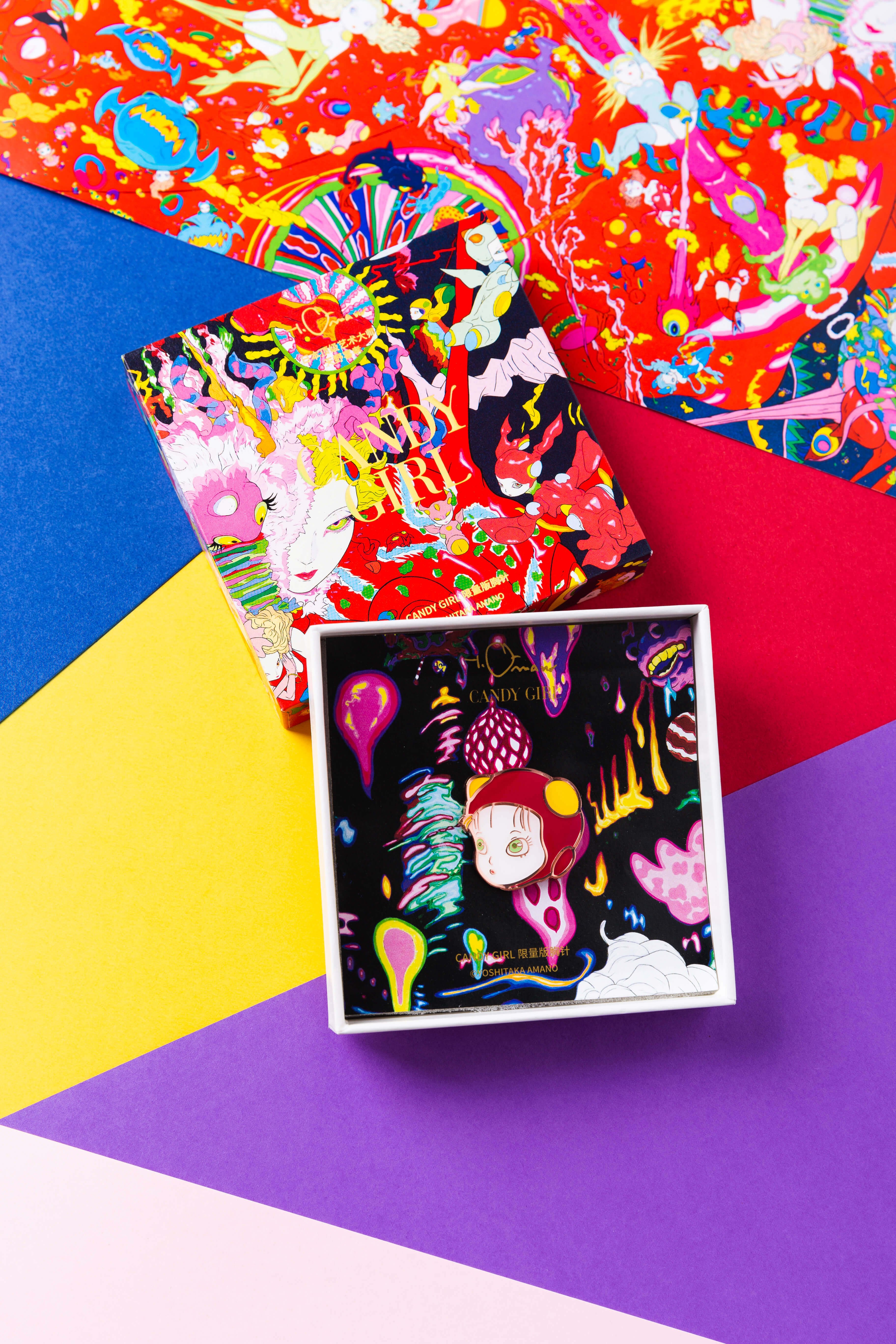 Brooch，personality，Art，Yoshitaka Amano ，master，jointly，