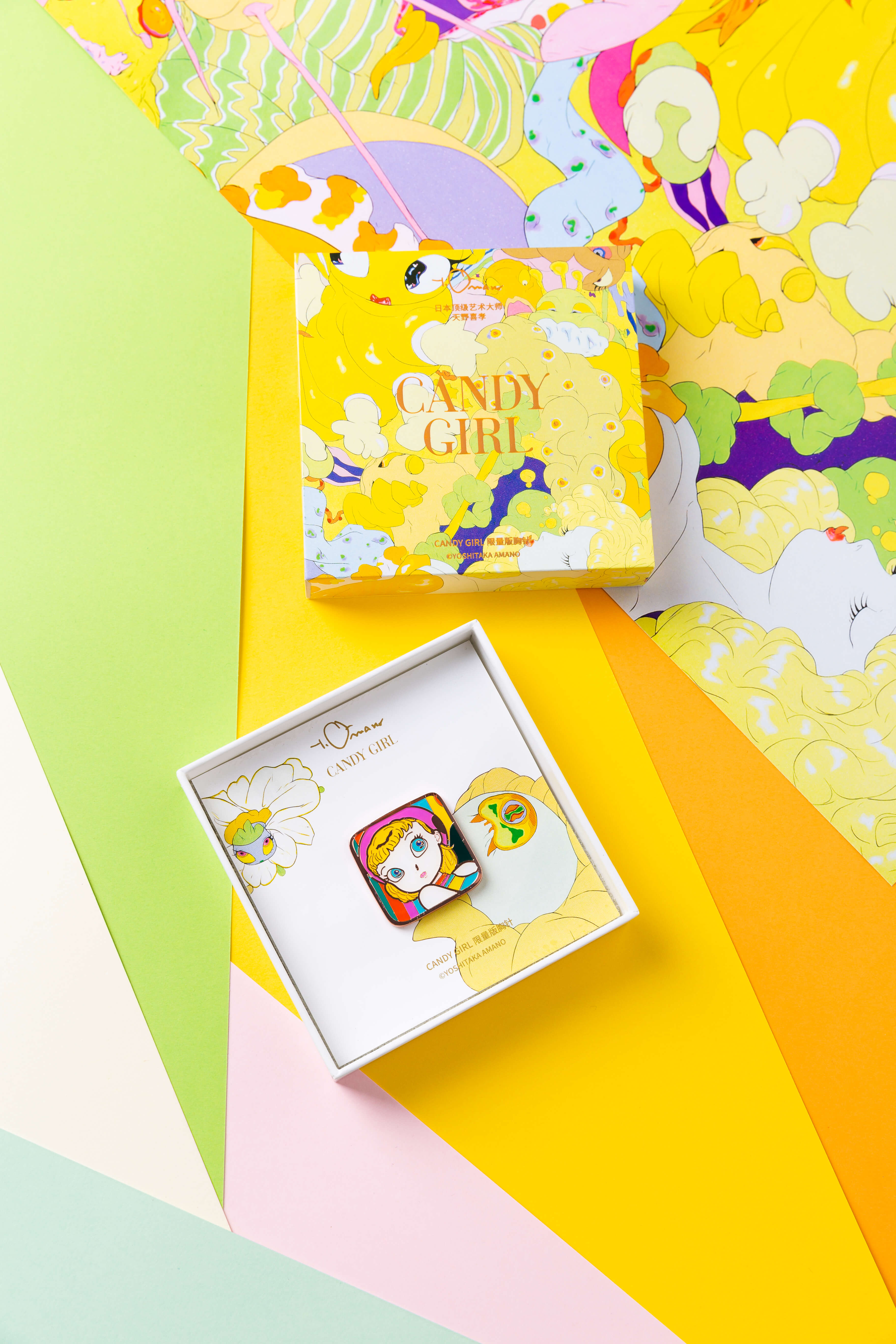 Brooch，personality，Art，Yoshitaka Amano ，master，jointly，