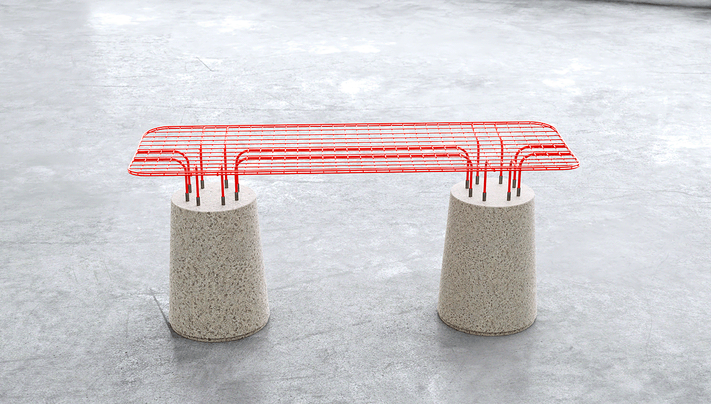 stool，Fauvism，Outdoor furniture，cement，industrial design，