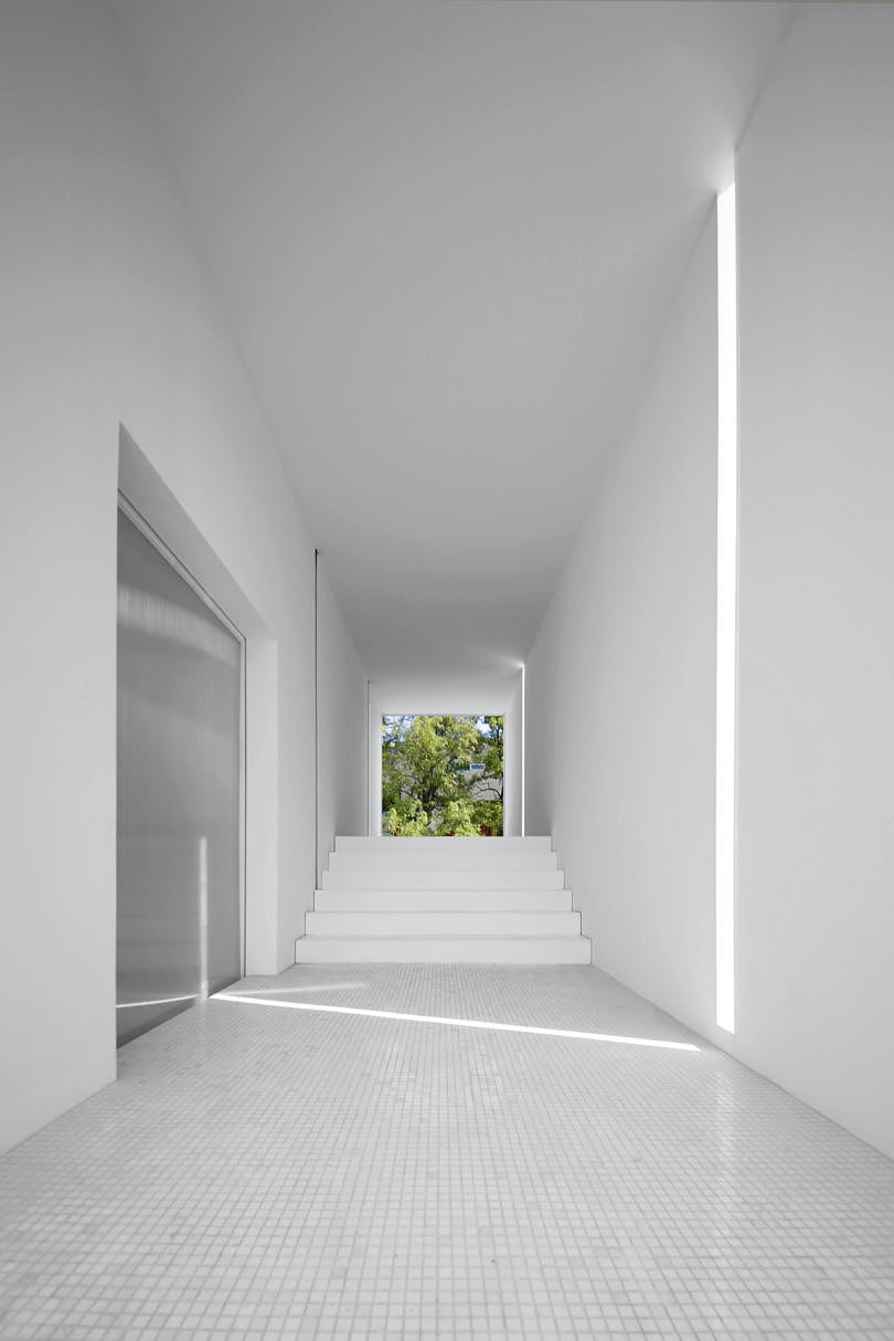 Architectural design，Minimalist，white，