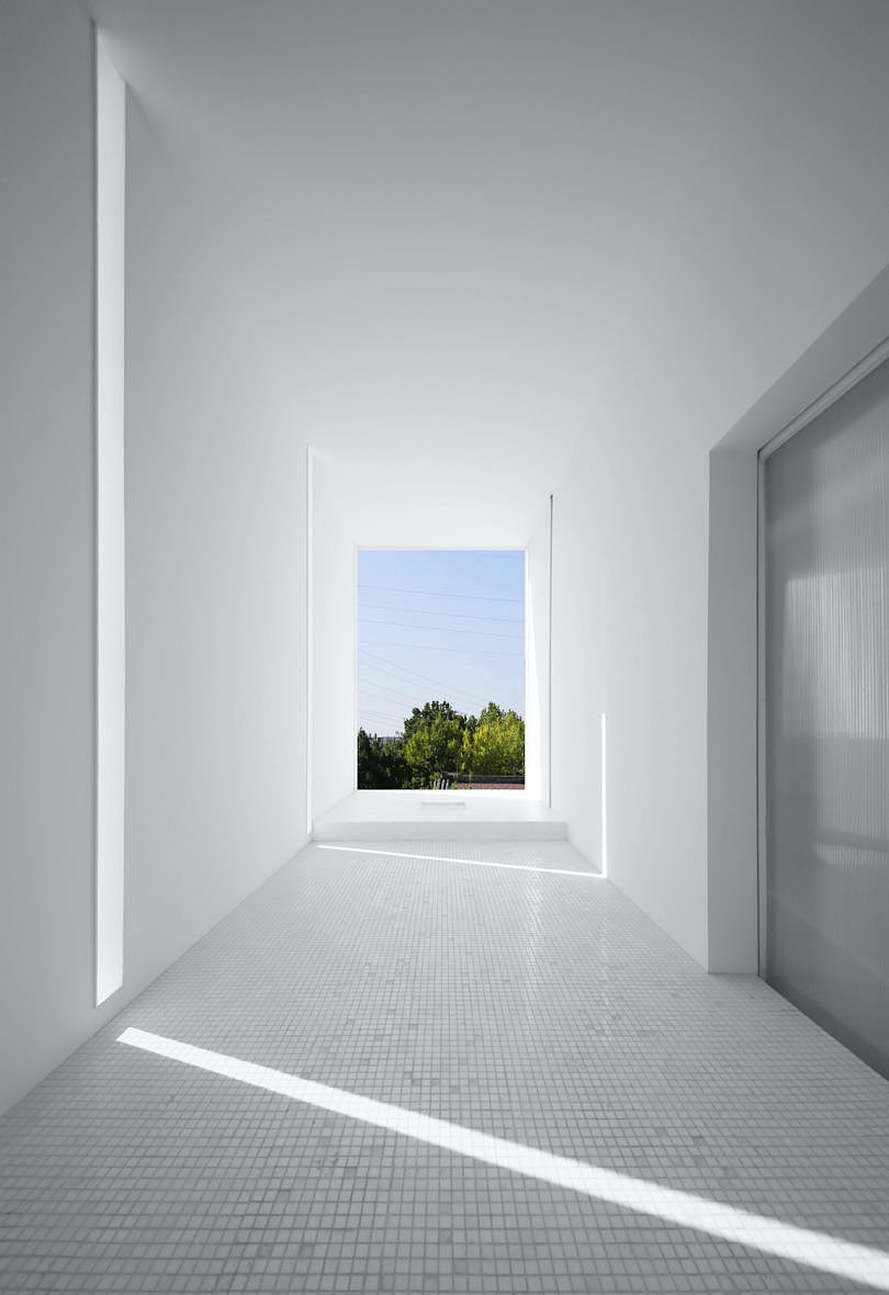 Architectural design，Minimalist，white，