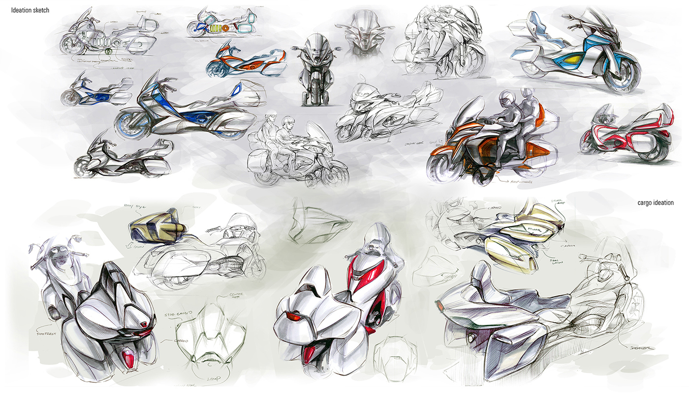 industrial design，Intelligent technology，conceptual design，Motorcycle design，Digital design，