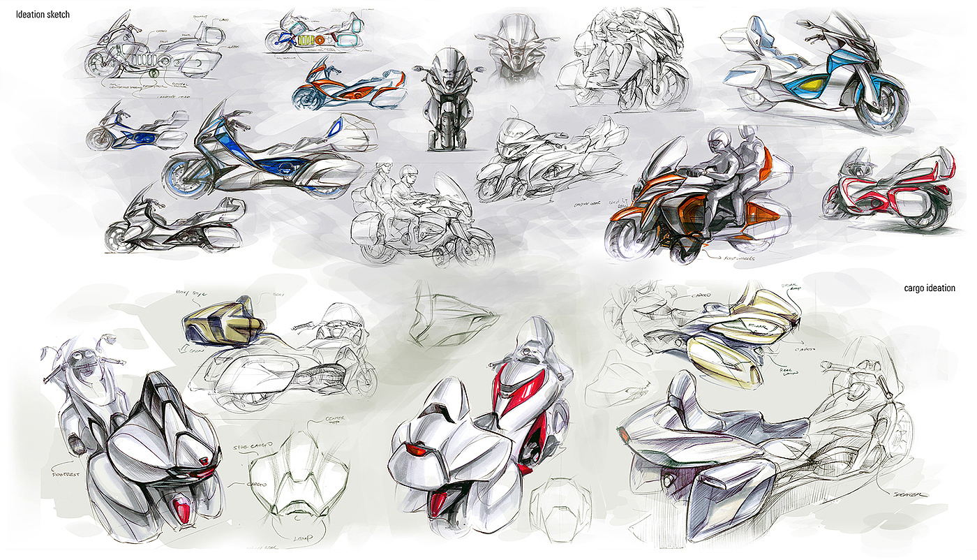 industrial design，Intelligent technology，conceptual design，Motorcycle design，Digital design，