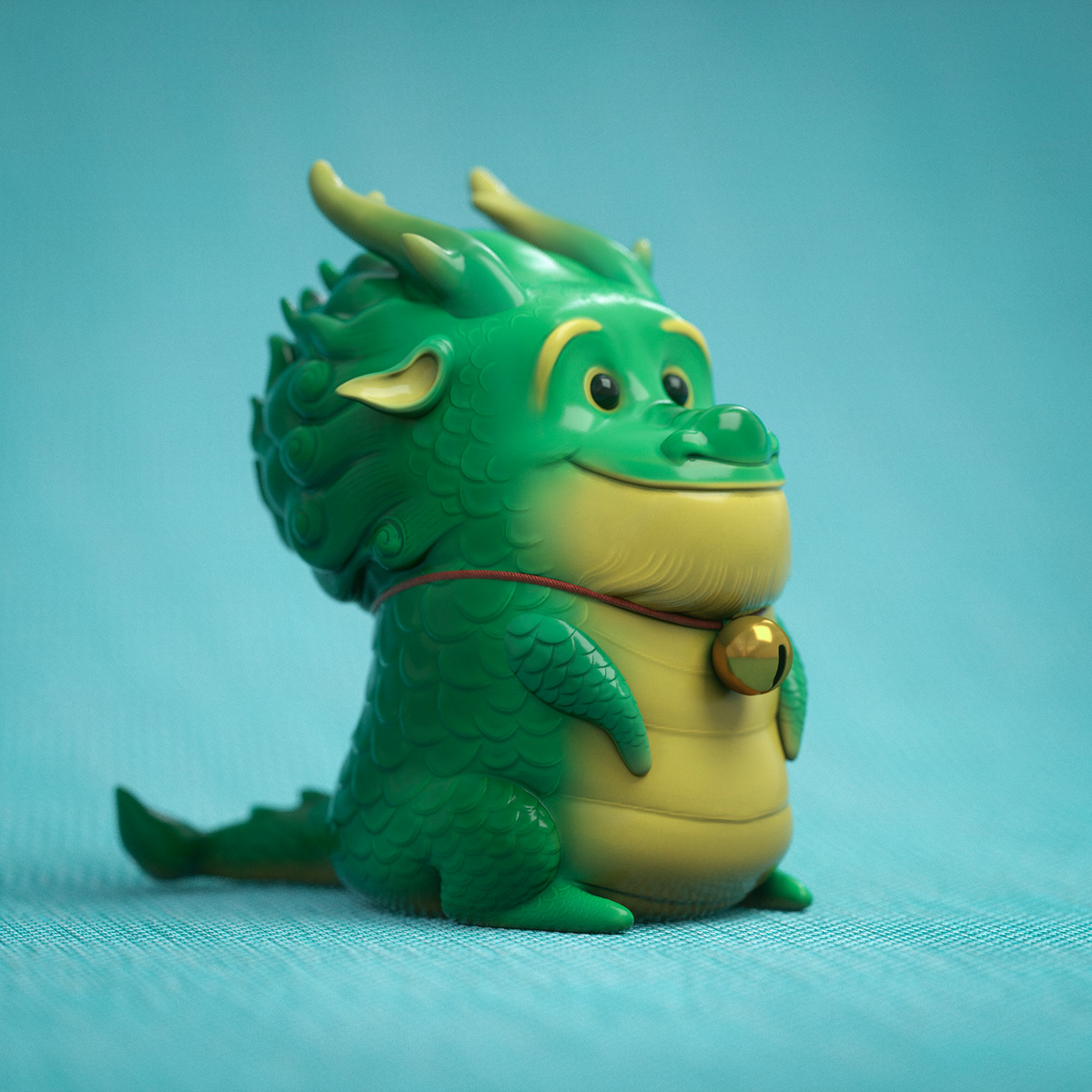 Whose Kirin，Funny beast，Art guidance，Toy design，c4d，Chinese style，