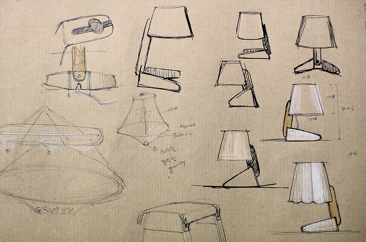 Desk lamp，product design，industrial design，lighting，Simplicity，