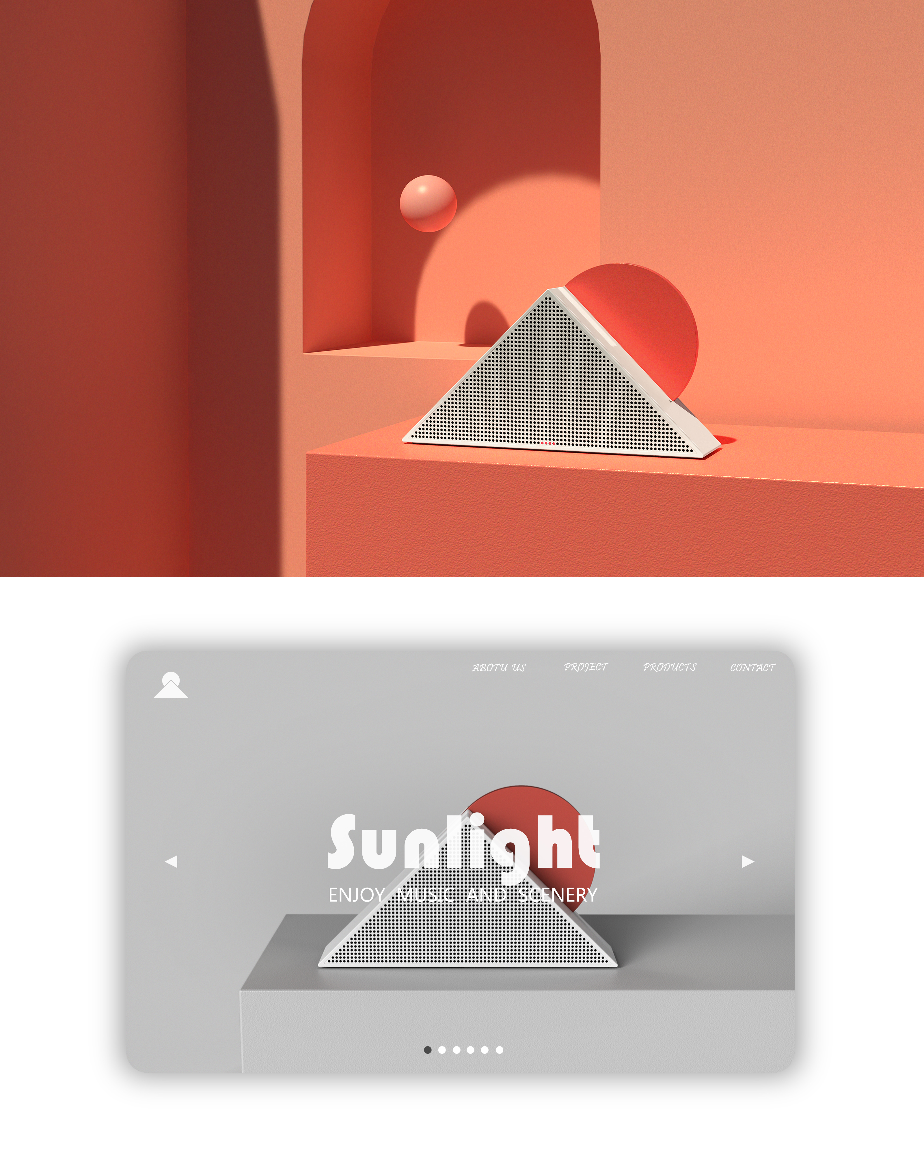 originality，speaker，Atmosphere lamp，Minimalist，