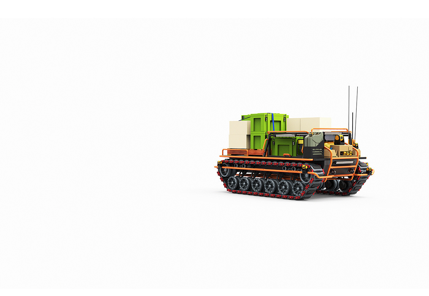 industrial design，Intelligent technology，Rescue vehicle design，design sketch，conceptual design，Automatic design，