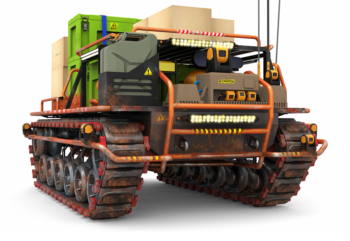 industrial design，Intelligent technology，Rescue vehicle design，design sketch，conceptual design，Automatic design，