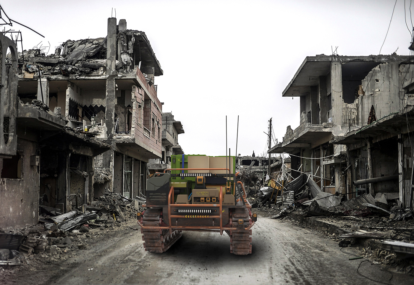 industrial design，Intelligent technology，Rescue vehicle design，design sketch，conceptual design，Automatic design，