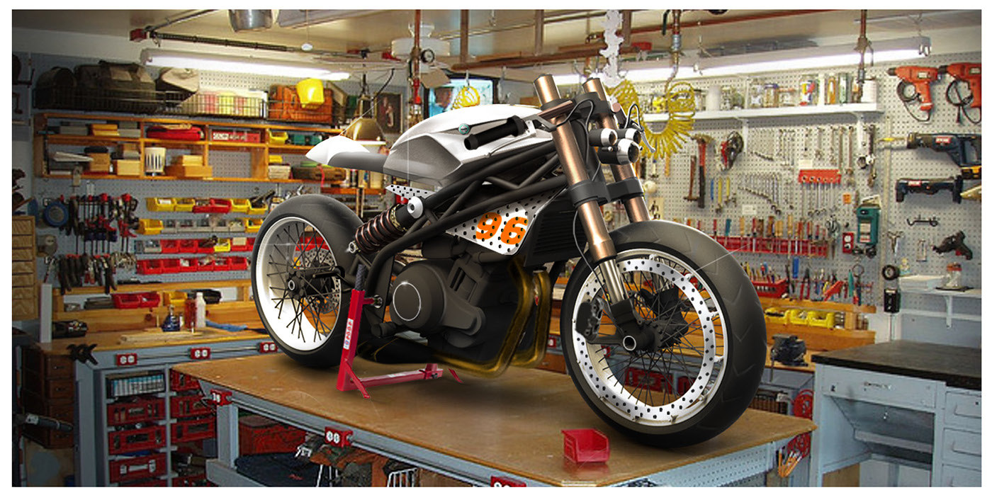 industrial design，Intelligent technology，Hand drawn，Automatic design，Motorcycle design，