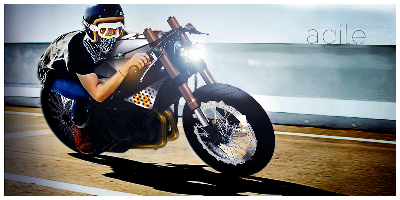 industrial design，Intelligent technology，Hand drawn，Automatic design，Motorcycle design，