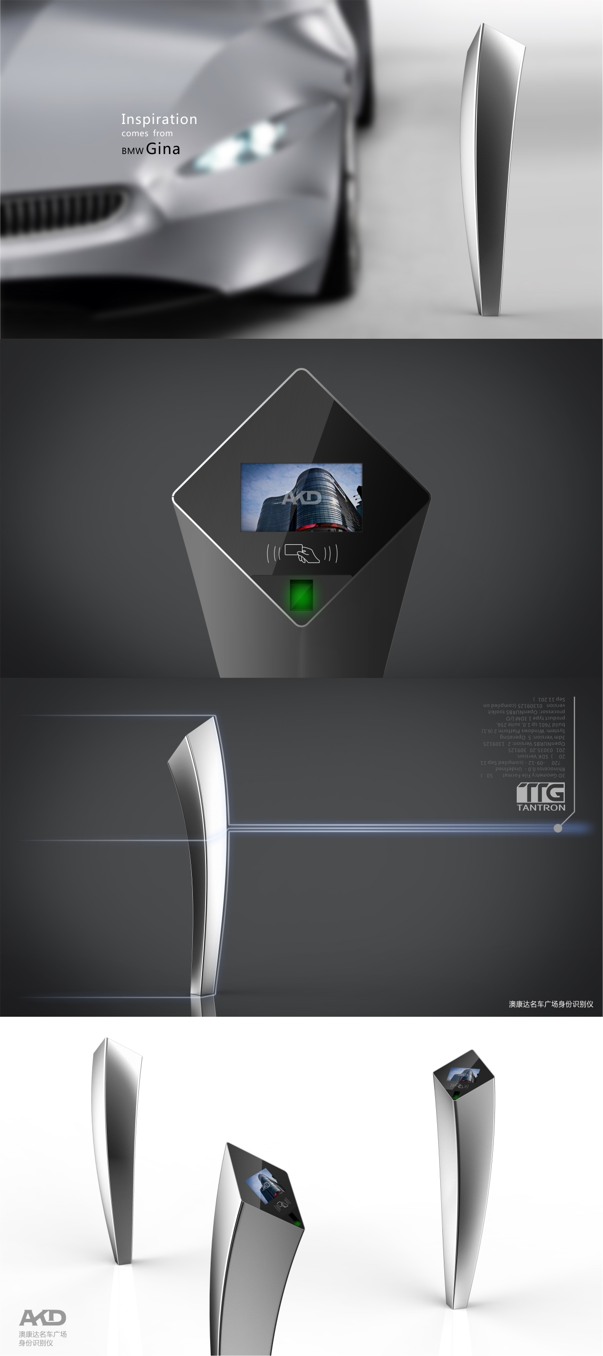 Identification instrument，Famous car Plaza, Konda，