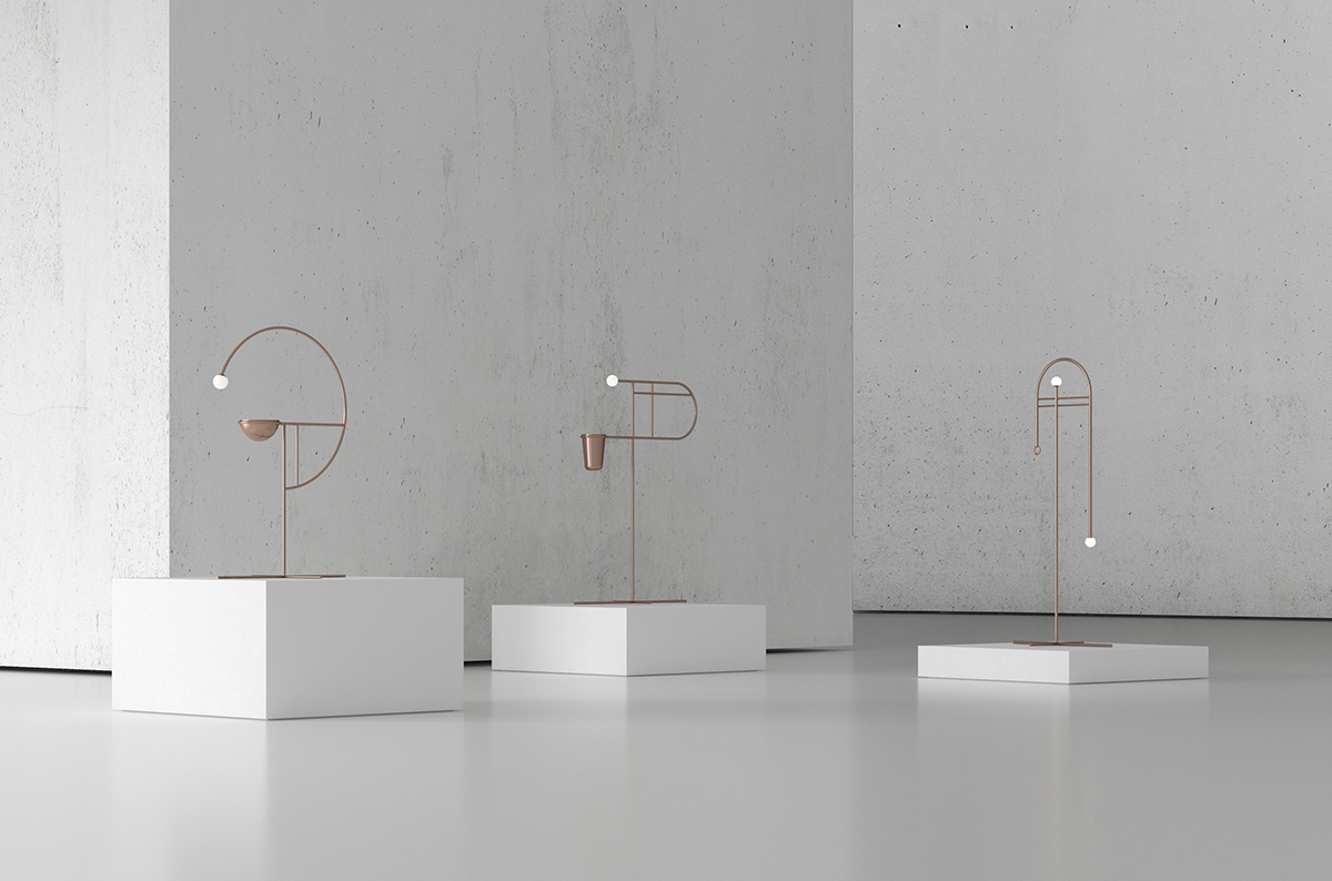 lamp，Lamp holder，Flowerpot，balance，industrial design，product design，