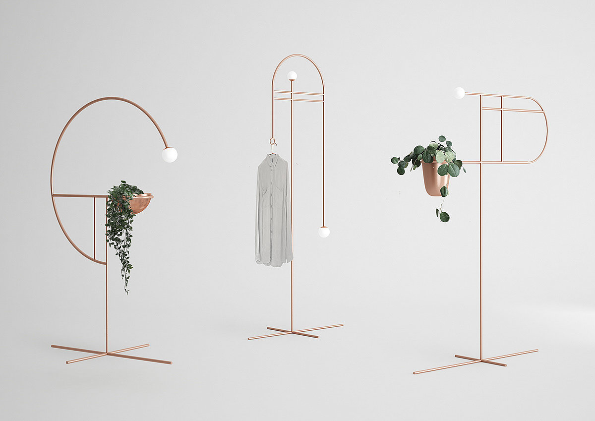 lamp，Lamp holder，Flowerpot，balance，industrial design，product design，