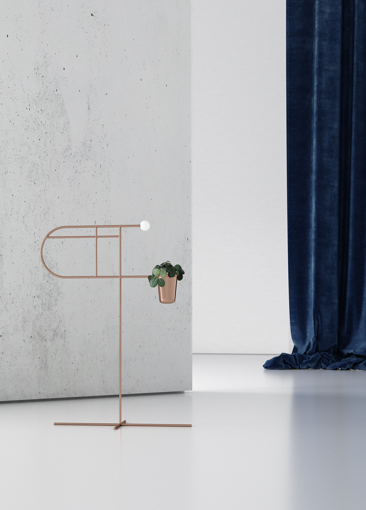 lamp，Lamp holder，Flowerpot，balance，industrial design，product design，