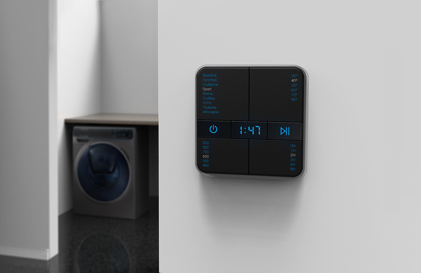 User experience，Interaction design，product design，Washing machine，