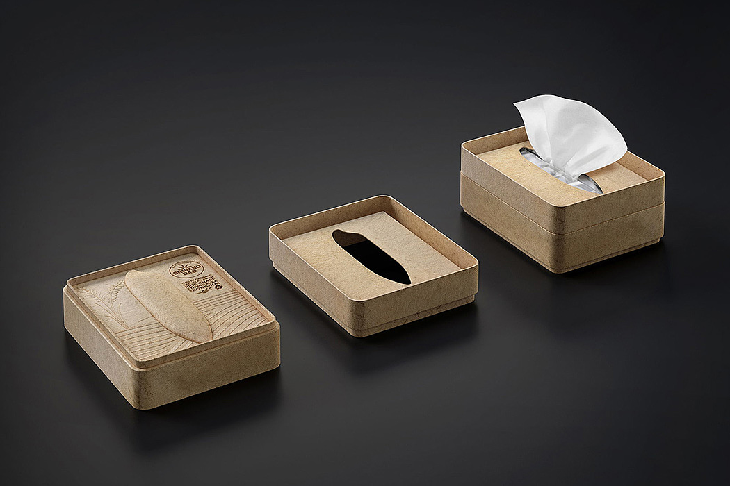 packing，sustainable，Tissue box，Rice packaging，