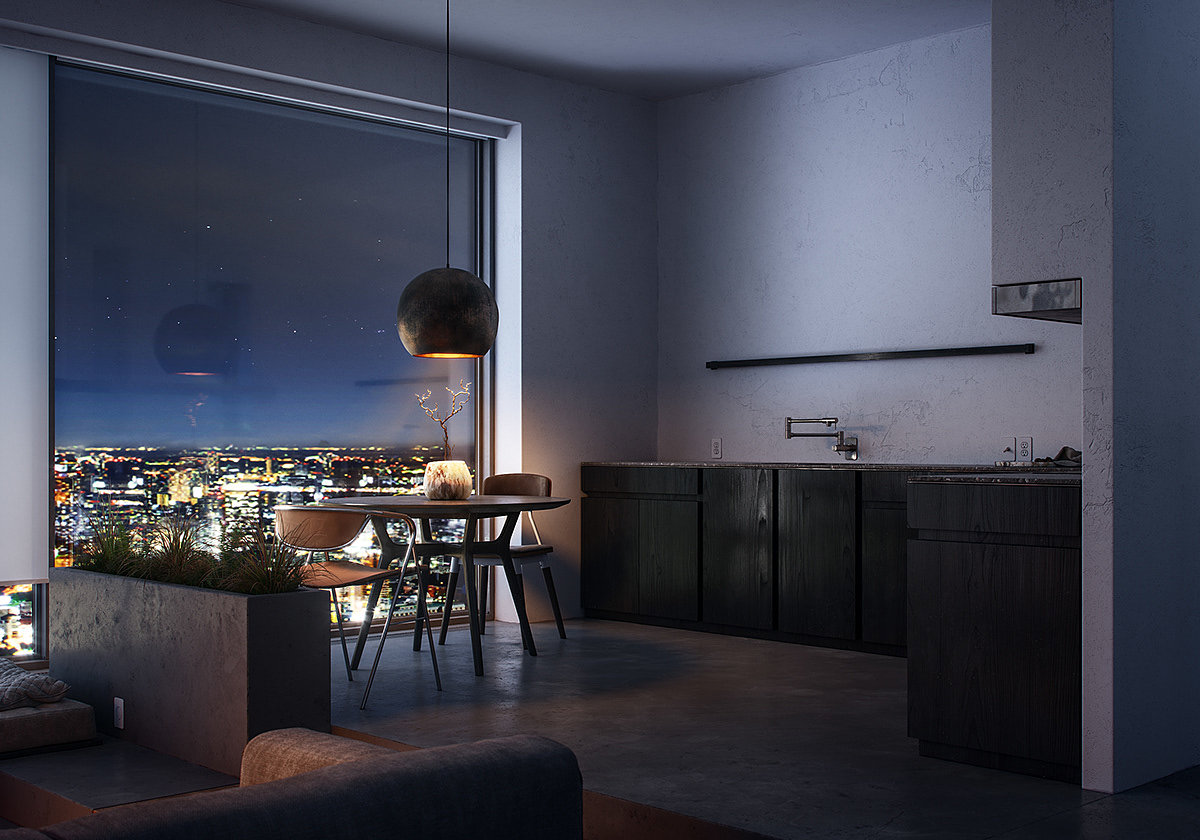 Architecture，Interior design，Digital art，Furniture home，WGOM，