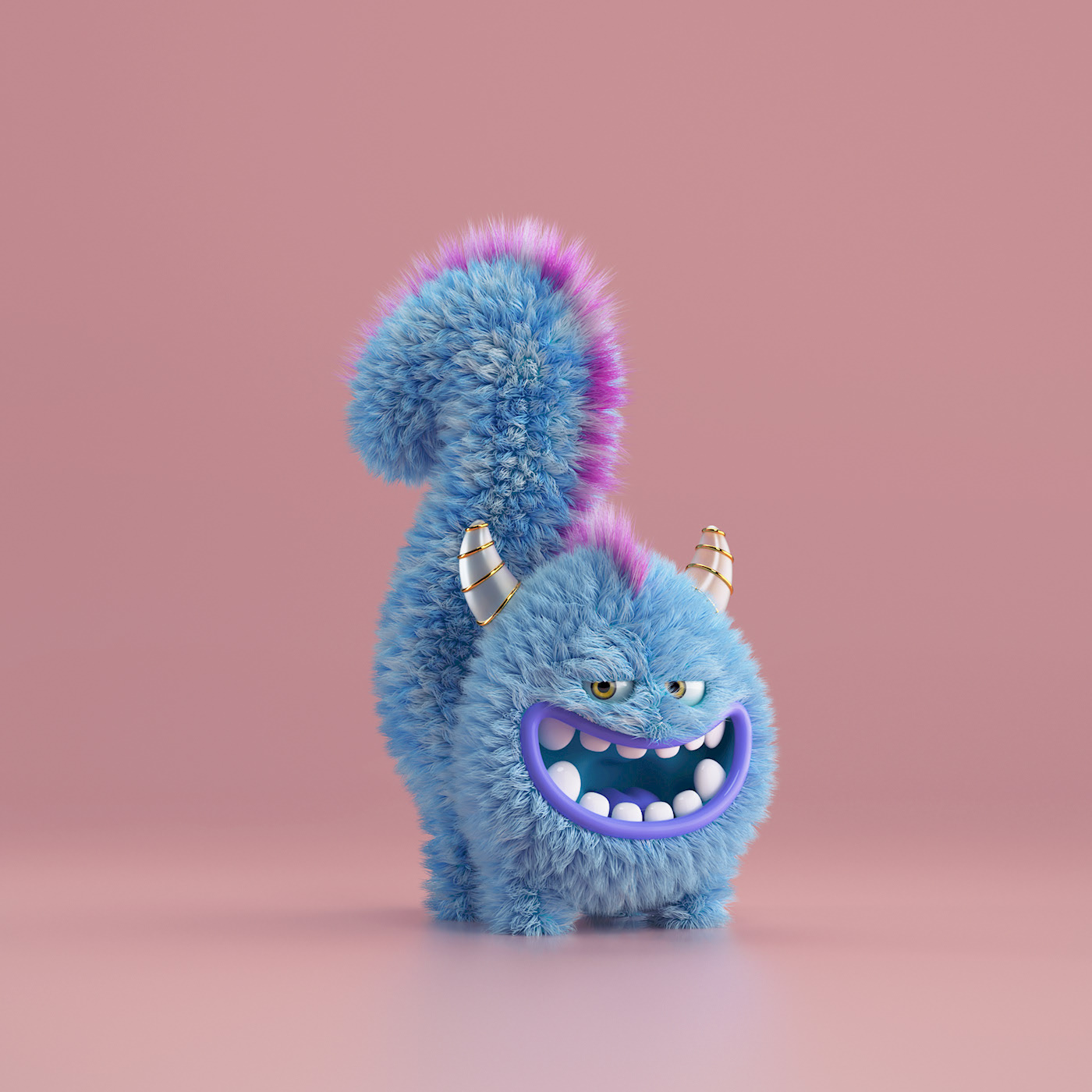 animation，film，4d，letter，Plush，Monster，
