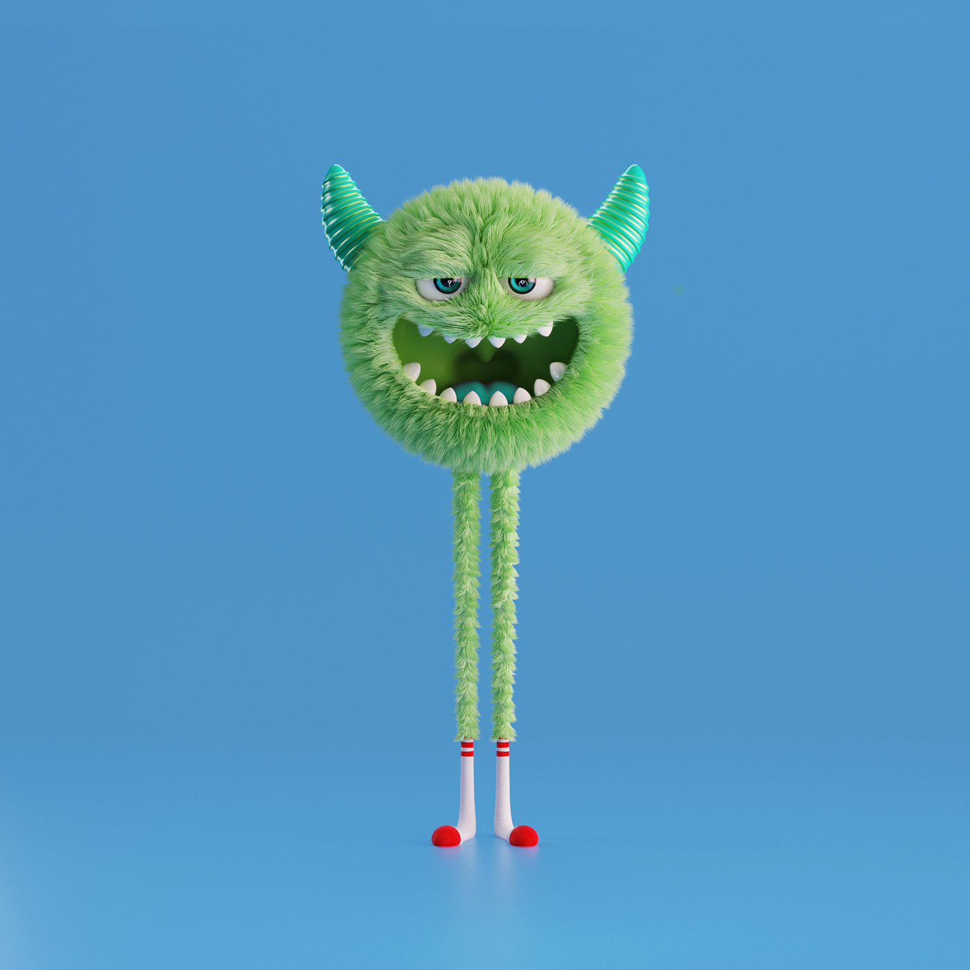 animation，film，4d，letter，Plush，Monster，