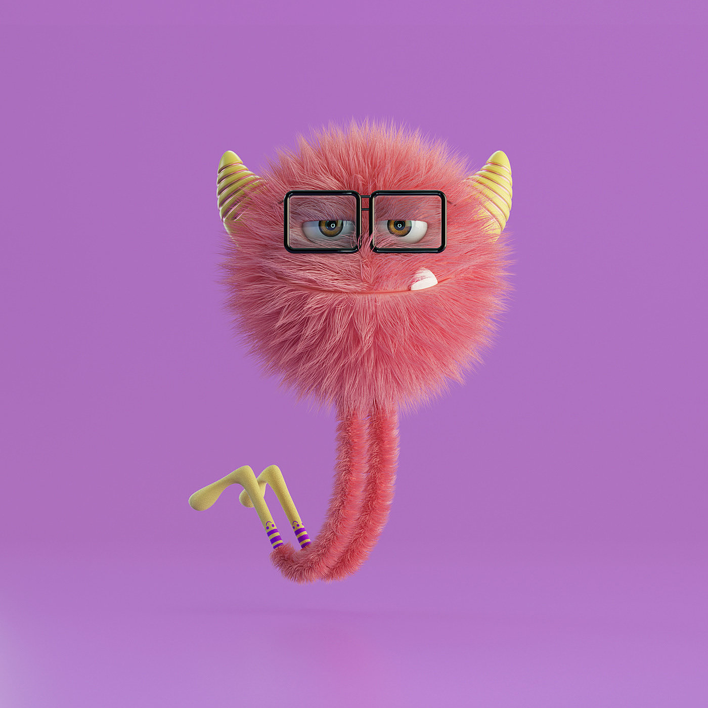 animation，film，4d，letter，Plush，Monster，