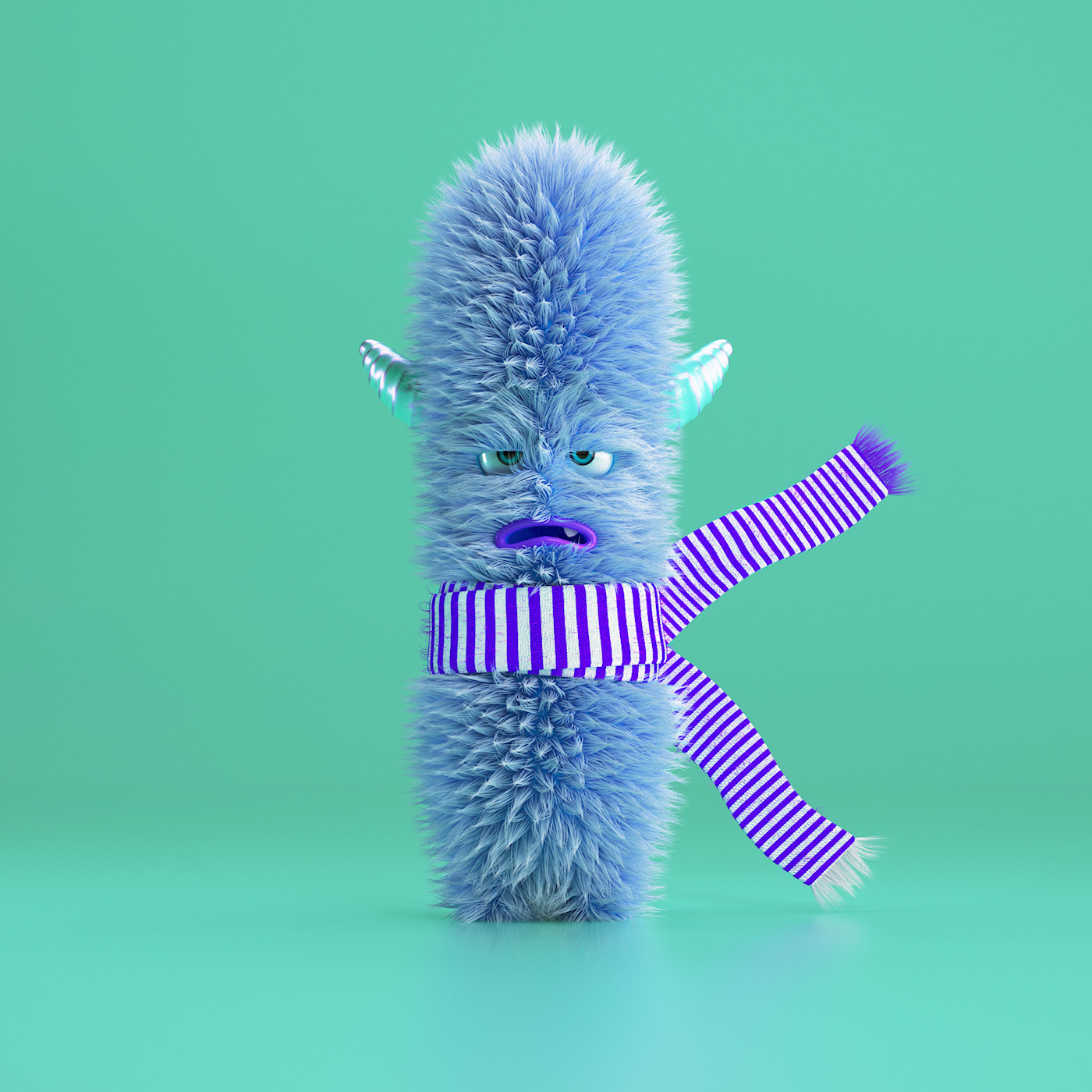 animation，film，4d，letter，Plush，Monster，