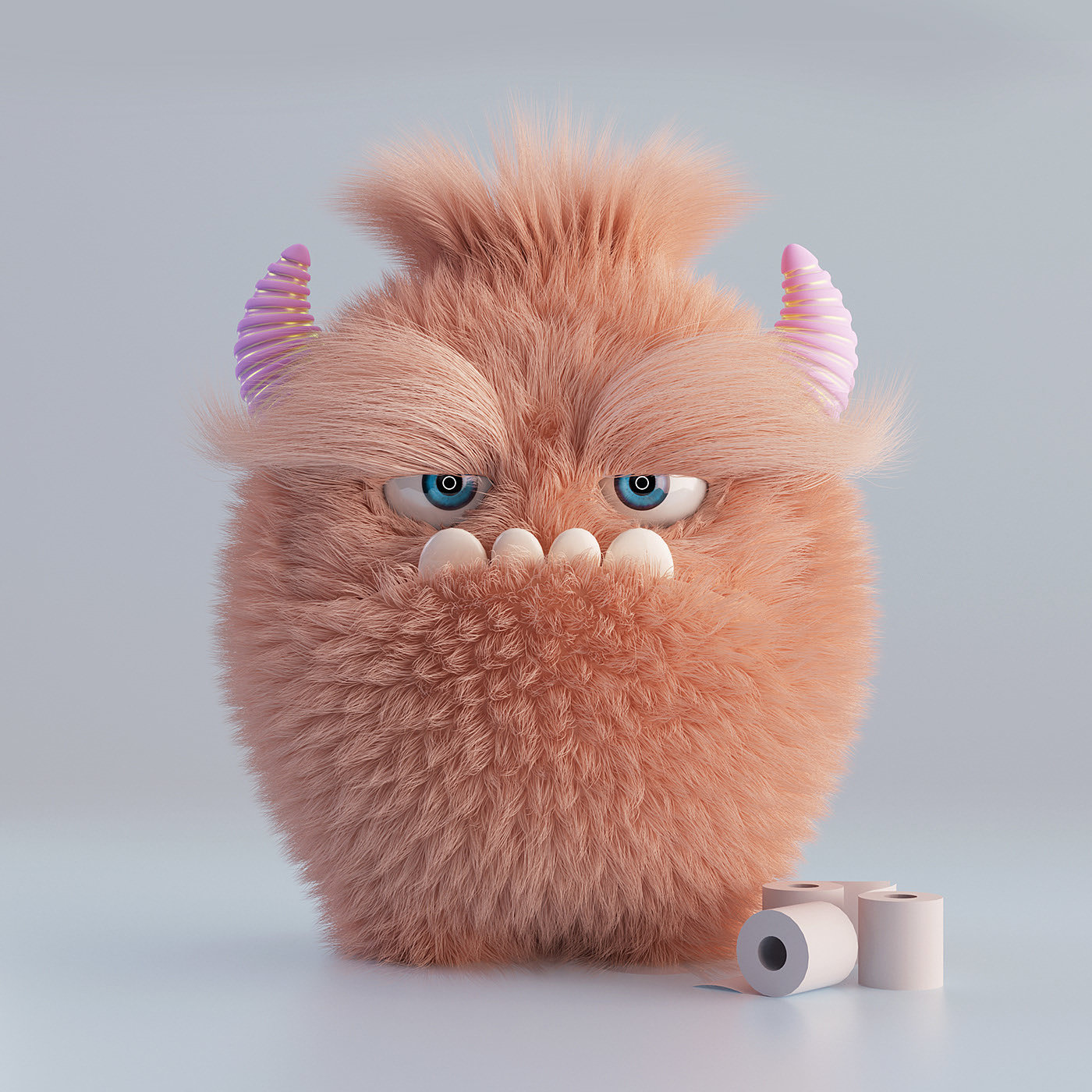 animation，film，4d，letter，Plush，Monster，