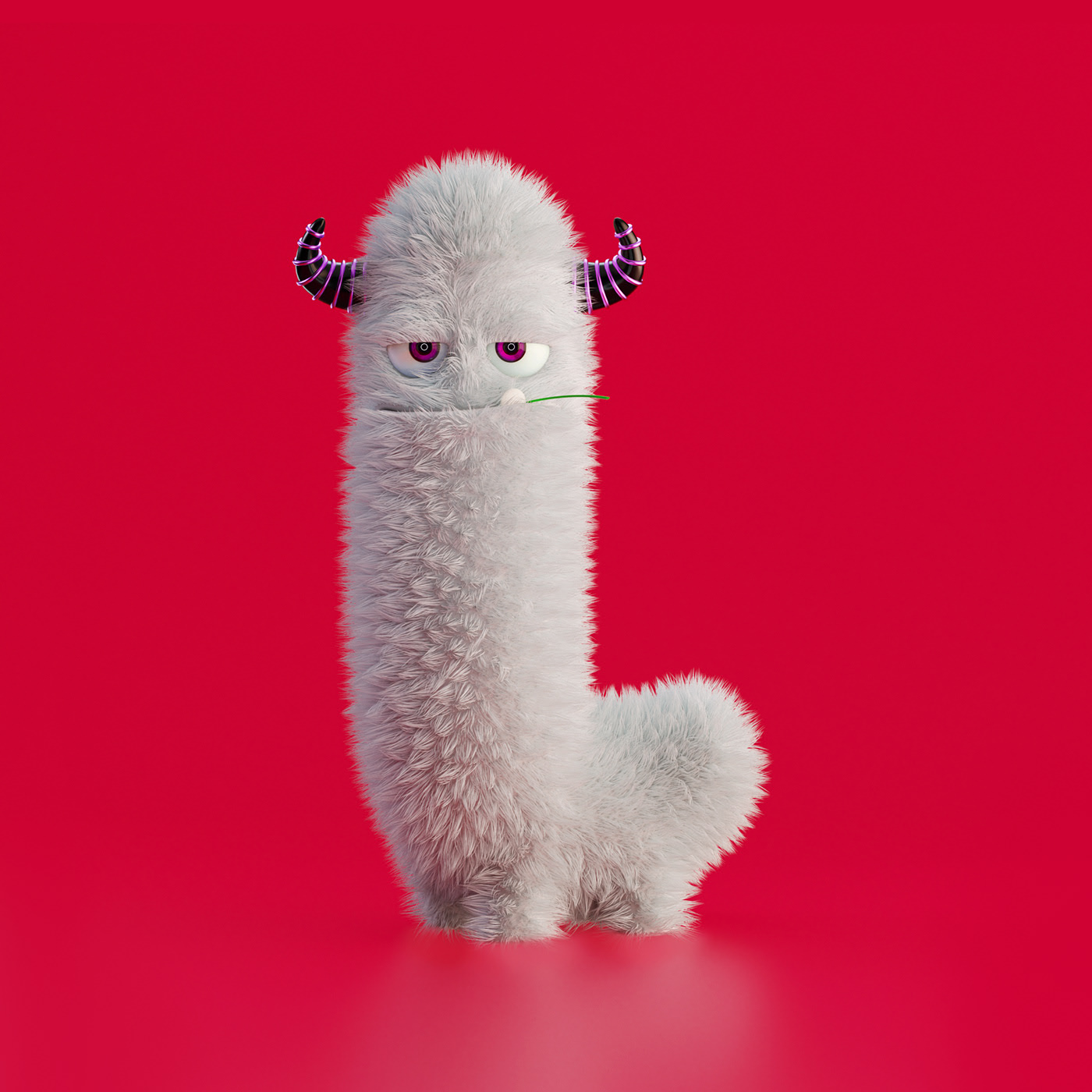 animation，film，4d，letter，Plush，Monster，