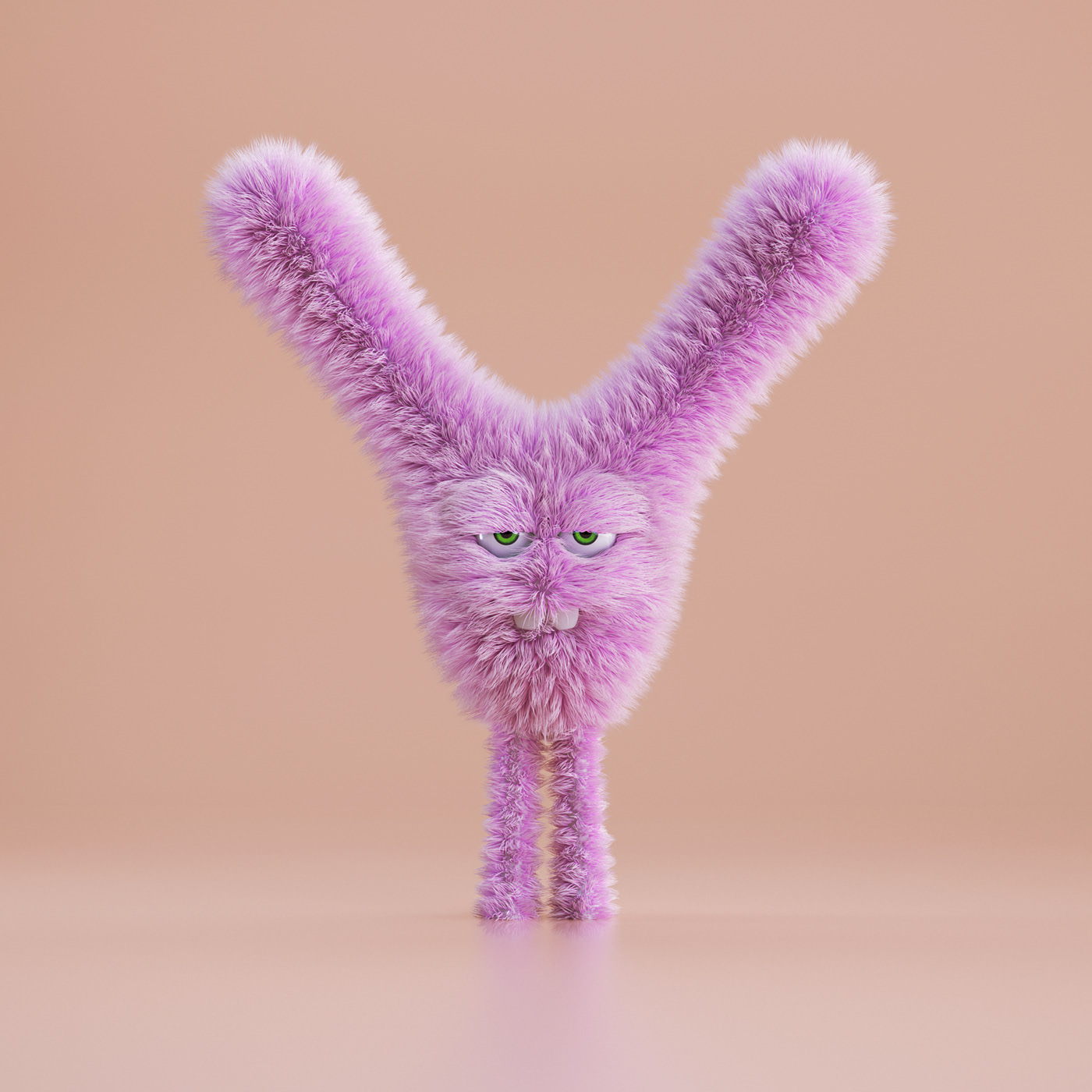 animation，film，4d，letter，Plush，Monster，