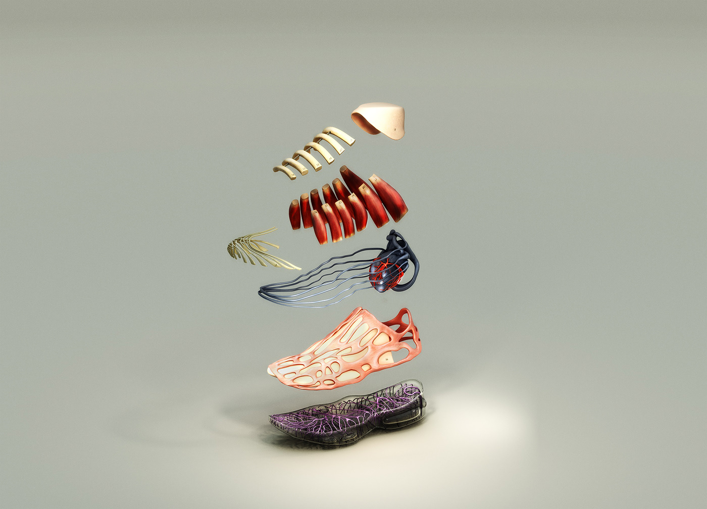 nike，shoes，motion，concept，