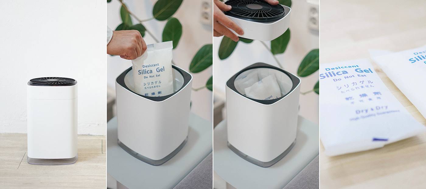 Dehumidifier，Humidifier，purifier，multi-function，white，concise，