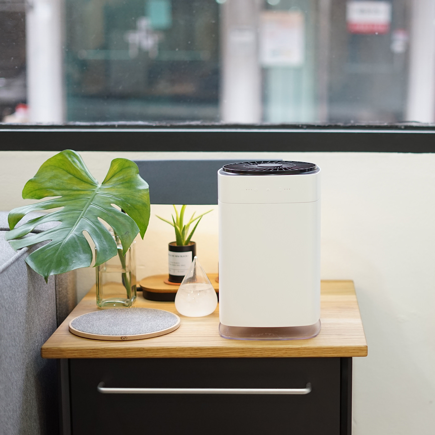 Dehumidifier，Humidifier，purifier，multi-function，white，concise，