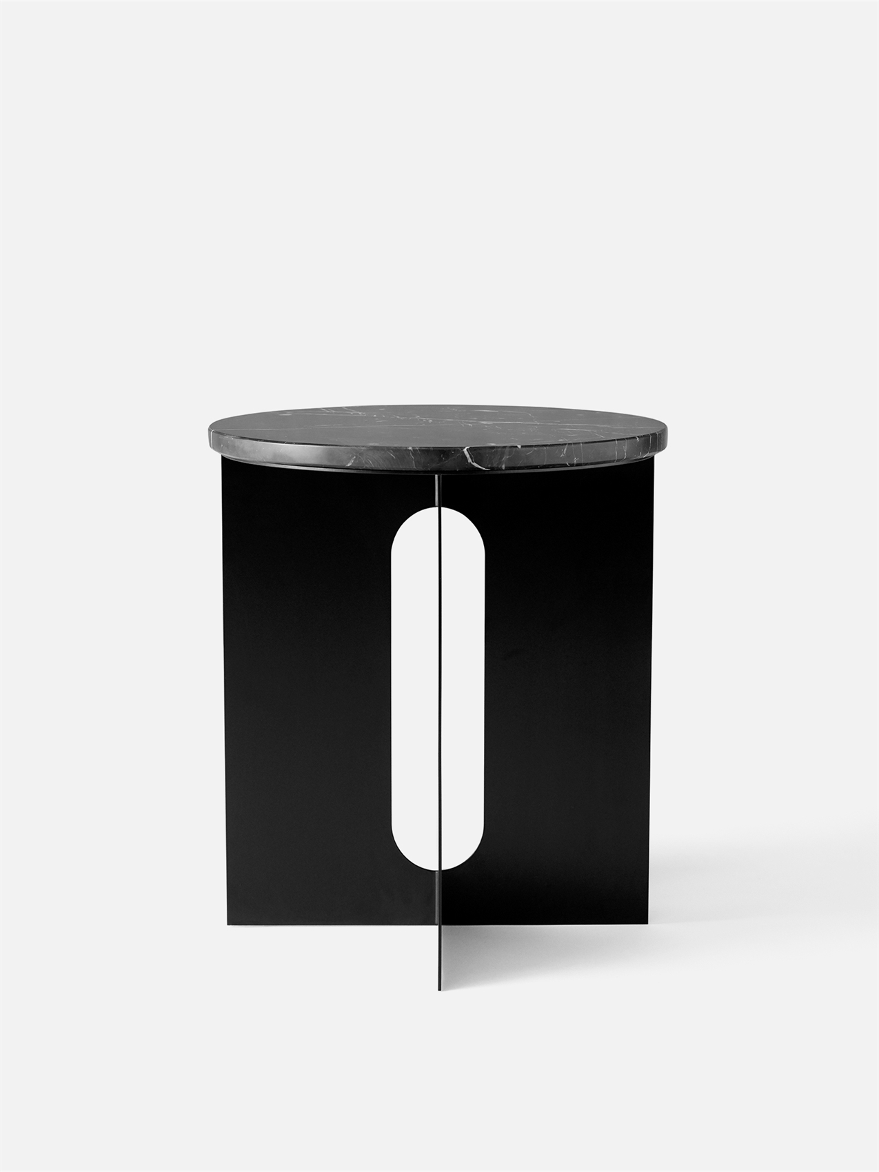 Side table，steel，Marble，grace，black，Ivory，