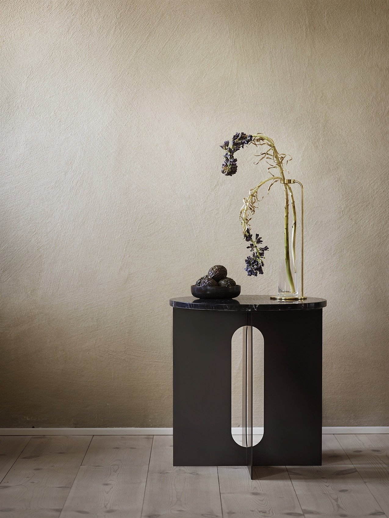 Side table，steel，Marble，grace，black，Ivory，
