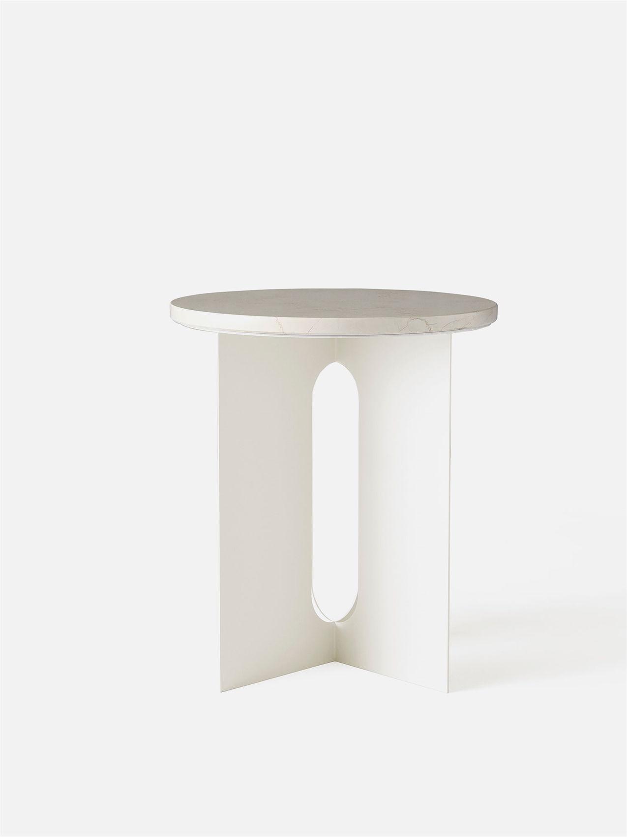 Side table，steel，Marble，grace，black，Ivory，