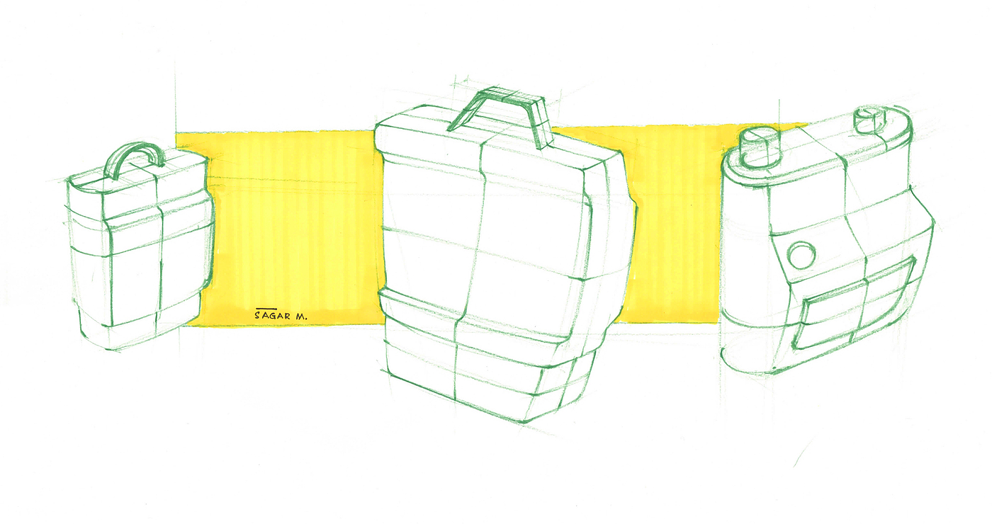 Hand drawn，Intelligent technology，product design，design sketch，Agricultural appliances，