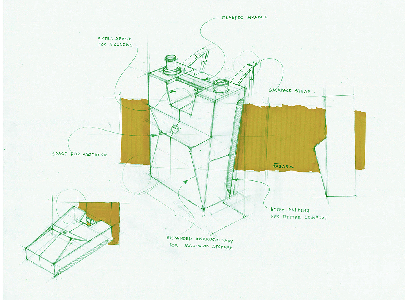 Hand drawn，Intelligent technology，product design，design sketch，Agricultural appliances，