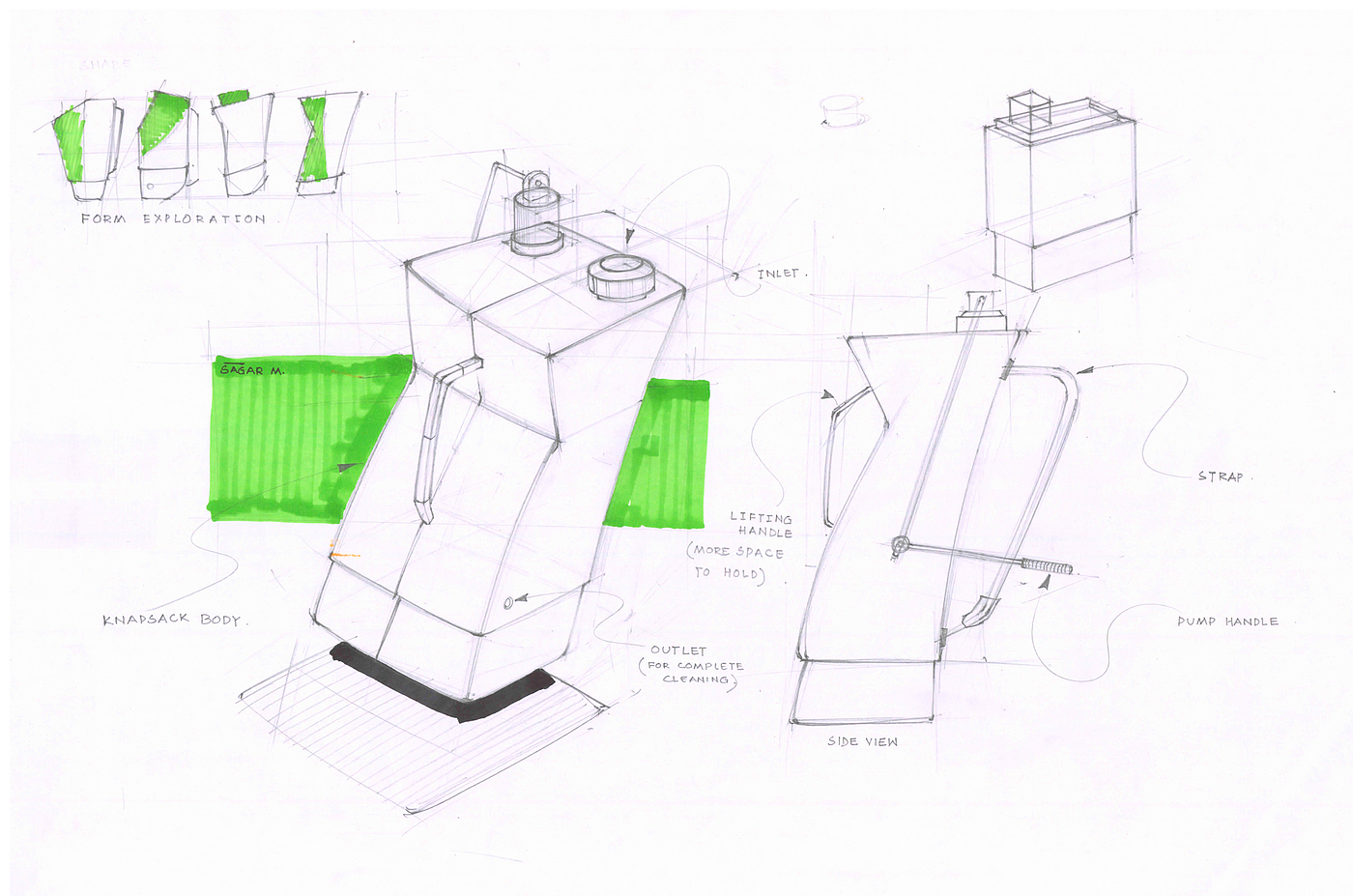 Hand drawn，Intelligent technology，product design，design sketch，Agricultural appliances，