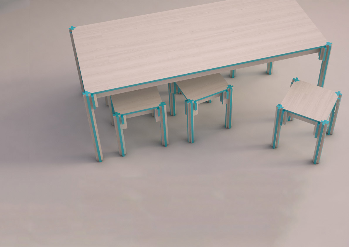 Home Furnishing，product design，industrial design，aggregate，Mortise and tenon，