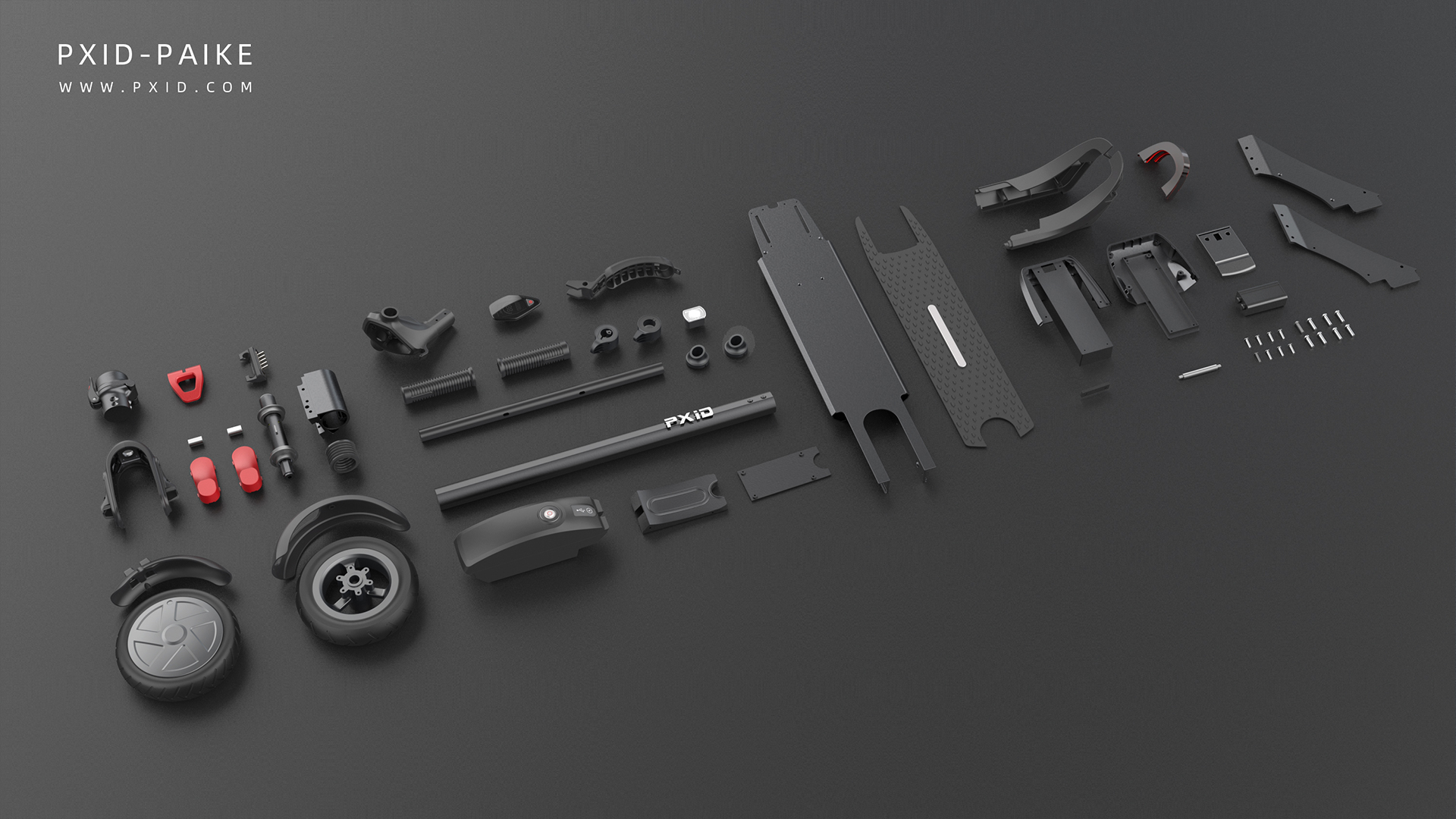 Electric scooter，Scooter，Scooter design，Design of electric scooter，Electric vehicle design，