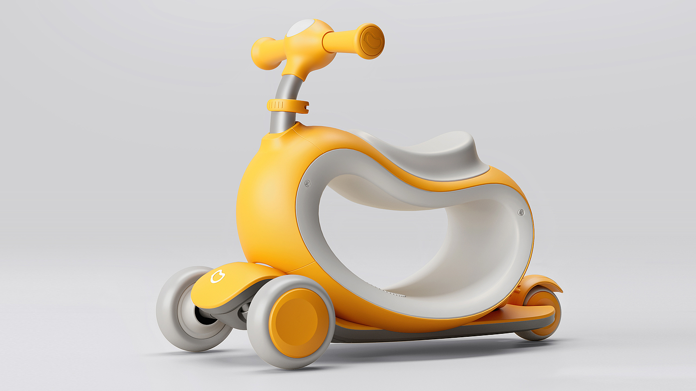 Children's scooters，Maternal and infant products，Vehicle design，rocking horse，Trojan horse，baby，Multifunctional stroller，Creative design，