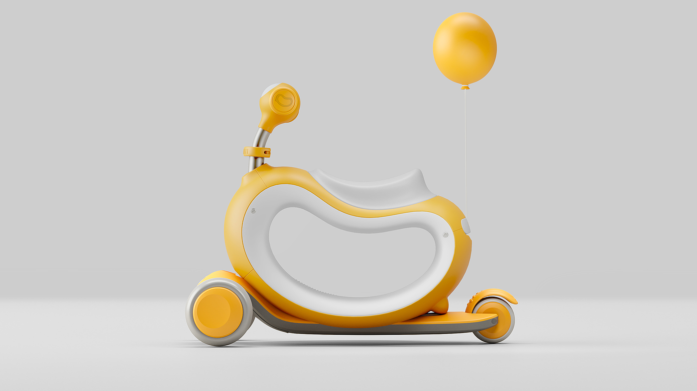 Children's scooters，Maternal and infant products，Vehicle design，rocking horse，Trojan horse，baby，Multifunctional stroller，Creative design，
